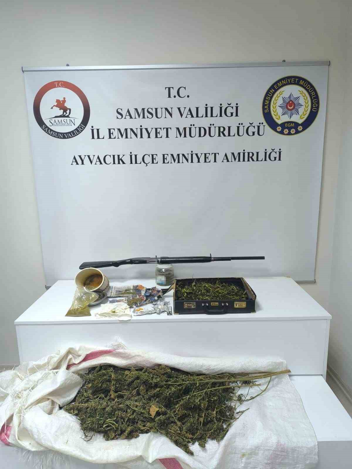 Samsun'da "Yeşil Altın" Avı: 2,5 Kilo Esrar Ele Geçti