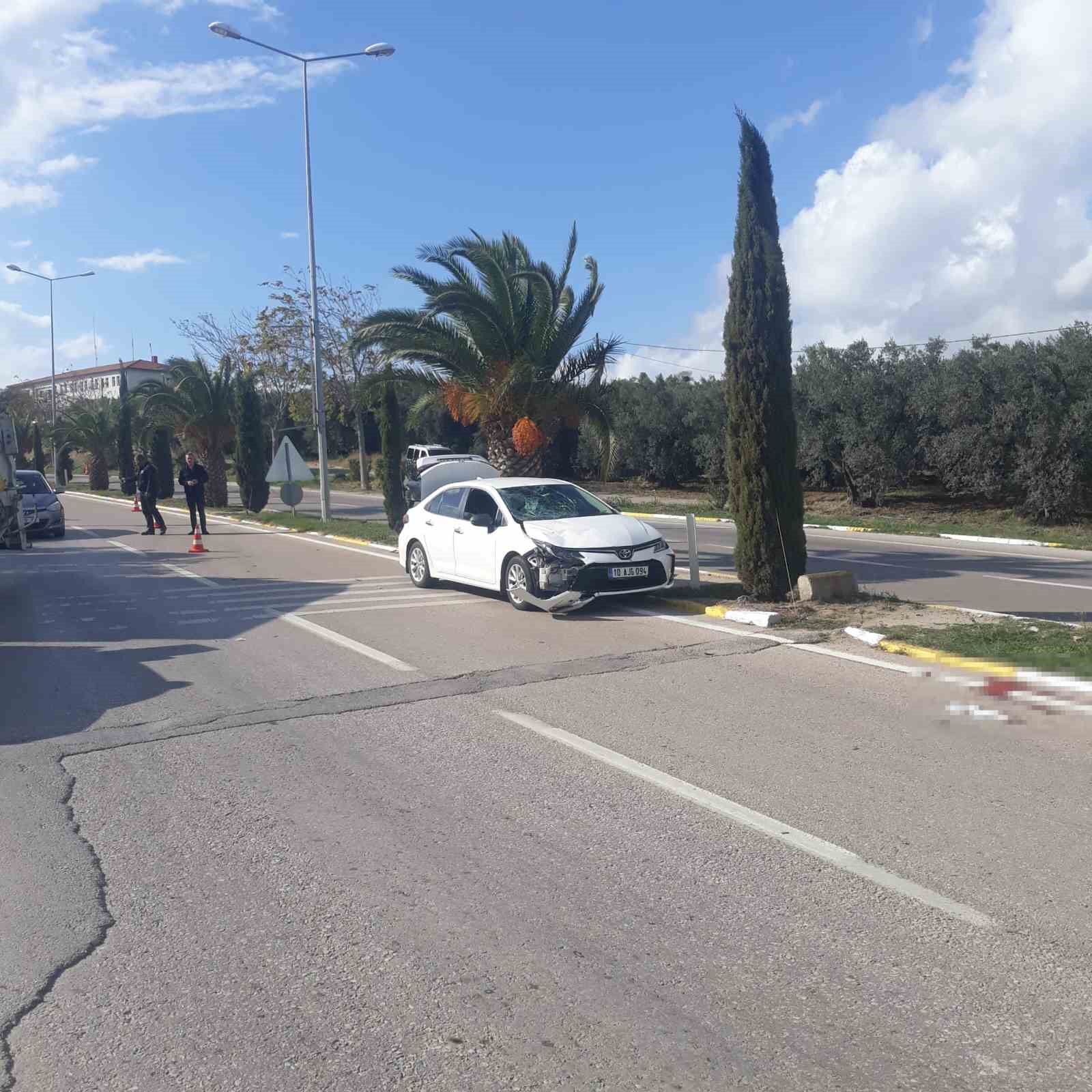 Ölümcül Çarpışma: Erdek'te Motosiklet Sürücüsü Hayatını Kaybetti
