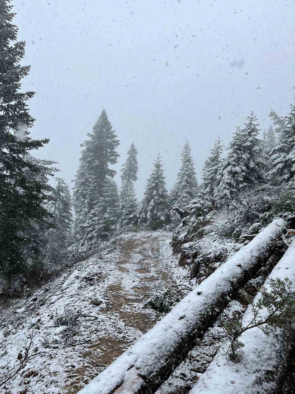 Kastamonu'nun Beyaz Örtüsü Serildi