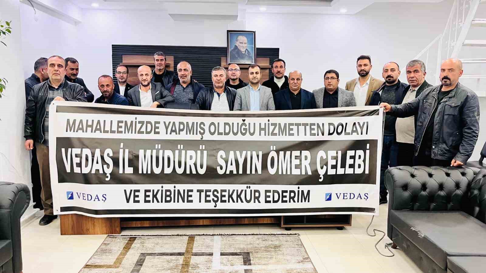 Köy Muhtarları VEDAŞ'a Hizmetlerinden Ötürü Teşekkürlerini İfade Etti